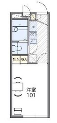 レオパレスアムリタの物件間取画像